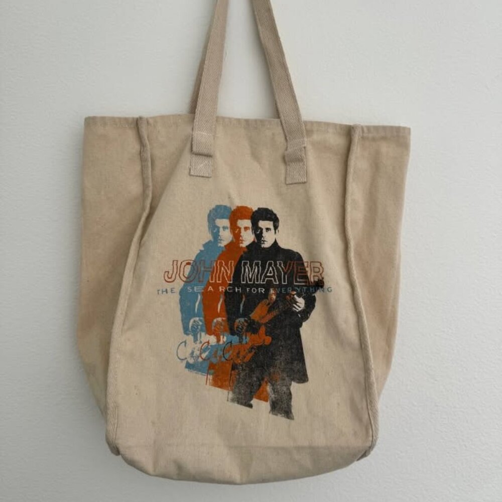 John Mayer "The Search For Everything" Tour Tote Bag - 100% Cotton